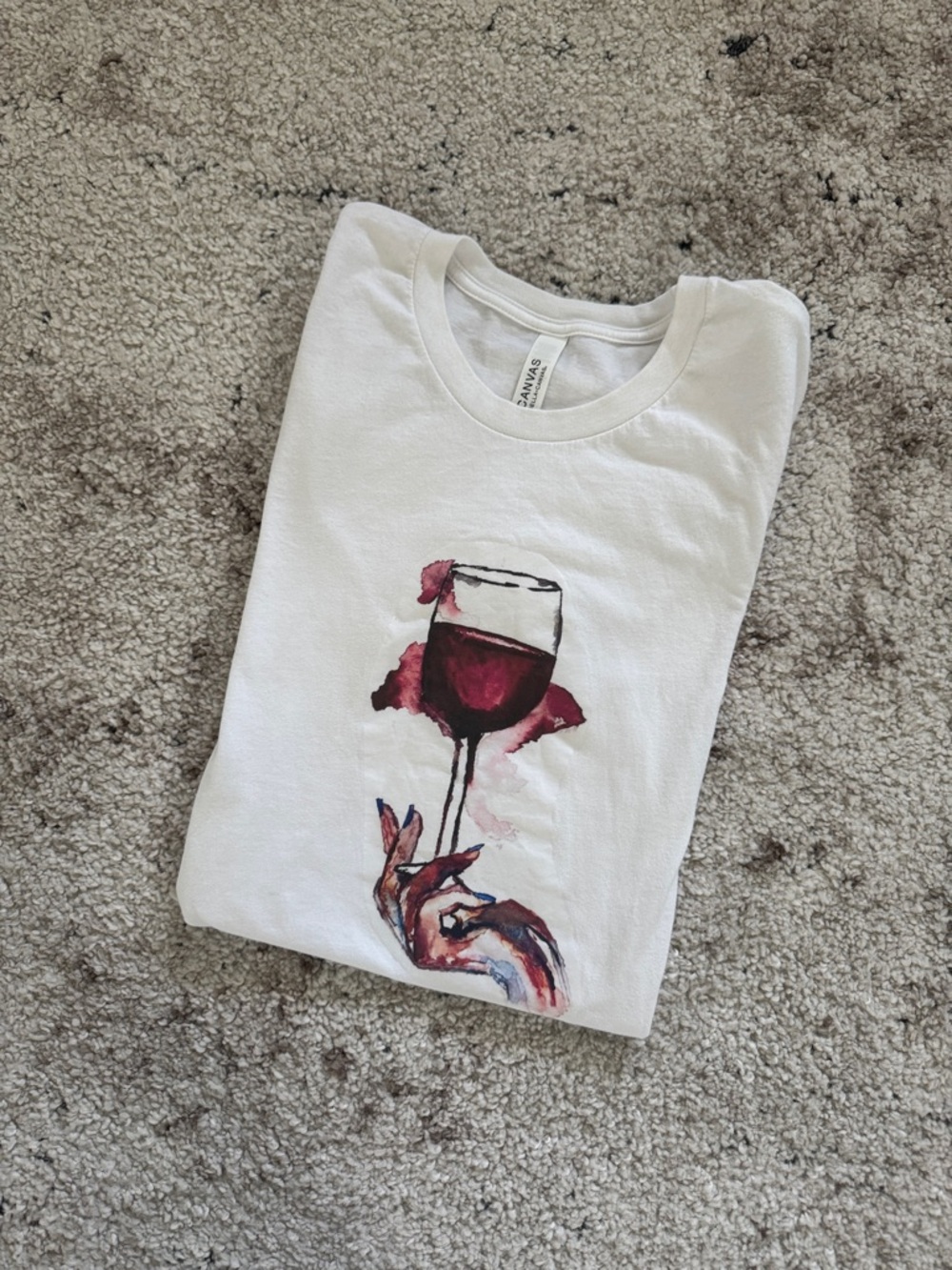 🍷my art🍷Wine tee
